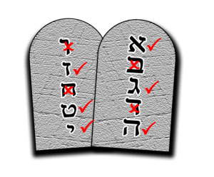 10 commandments picking and choosing